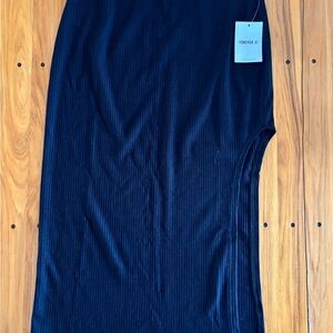 Forever 21 Elegant Black Pencil Skirt
